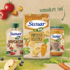 Sunar BIO ovocná kapsička Hopsáček mango, banán, hruška a ovesné vločky 12x100 g