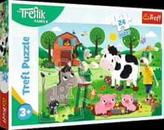 Trefl Puzzle Treflíci na farmě MAXI 24 dílků