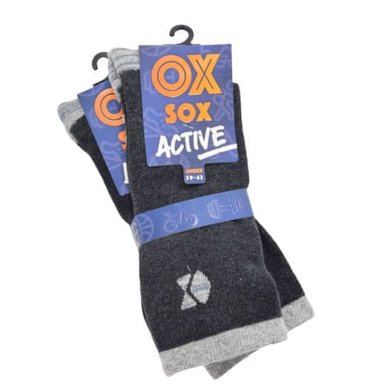 OXSOX Active OXSOX vysoké unisex sportovní tvarované ponožky 5100423 2-pack