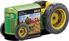 EuroGraphics Puzzle v plechové krabičce Starý traktor 550 dílků