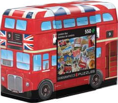 EuroGraphics Puzzle v plechové krabičce Londýnský autobus 550 dílků