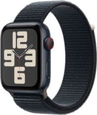 Apple Watch SE 2023, Cellular, 44mm, Midnight, Midnight Sport Loop