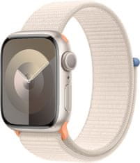 Apple Watch Series 9, 41mm, Starlight, Starlight Sport Loop