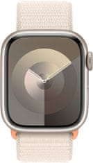 Apple Watch Series9, Cellular, 41mm, Starlight, Starlight Sport Loop