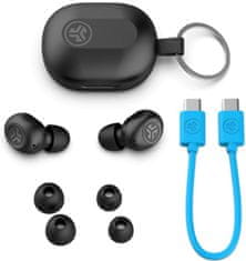 Jlab Mini True Wireless Earbuds, černá