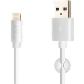FIXED USB/Lightning kabel 1m,MFI, bílý
