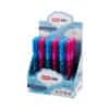 Kids WAY Gumovací kuličkové pero, modrá náplň, 0,5 mm, 24 ks v balení, modré-růžové