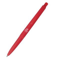 Easy RAINBOW Kuličkové pero, červená semi-gelová náplň, 1 mm, 12 ks v balení