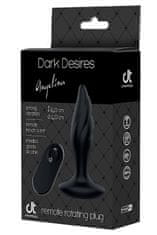 Dreamtoys Dream Toys Dark Desires Angelina (Black), anální kolík s ovladačem