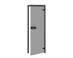 Horavia Dveře Classic do finské sauny 690x1890 mm, gray, černé