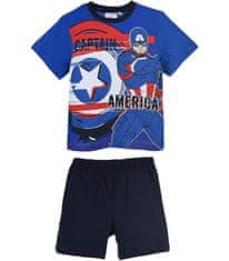 Avengers Chlapecké pyžamo Kapitán Amerika modré 104-140 116