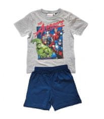 Avengers Dětské pyžamo Avengers šedé triko 98-128 cm