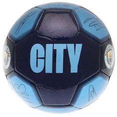 Fotbalový míč Manchester City FC, modrý, vel. 5