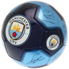 FotbalFans Fotbalový míč Manchester City FC, modrý, vel. 5