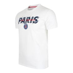 Fan-shop Tričko PSG Paris Slogan white Velikost: S