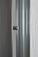 Arttec Dvoukřídlé sprchové dveře do niky SALOON 75 - 80 cm čiré sklo