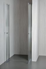 Arttec Dvoukřídlé sprchové dveře do niky SALOON 70 - 75 cm čiré sklo
