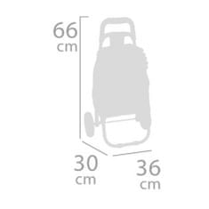 DeCuevas Skládací cestovní taška na kolečkách - zelená 2021