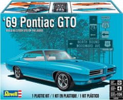 Revell 69 Pontiac GTO "The Judge" 2N1, Plastic ModelKit MONOGRAM auto 4530, 1/24