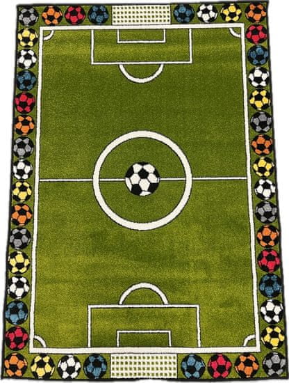Ayyildiz Hali Koberec Fotbalové hřiště Liston 11377-130 80x150cm Zelená