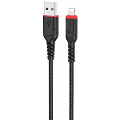 Hoco Datový kabel Hoco Victory (X59) USB-A na Lightning, 12W, 2,4A, 1,0m – černý