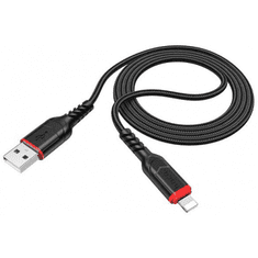 Hoco Datový kabel Hoco Victory (X59) USB-A na Lightning, 12W, 2,4A, 1,0m – černý