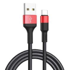 Hoco Datový kabel Hoco Xpress Charge (X26) – USB-A na USB Type-C, 10W, 2A, 1,0m – černý/červený