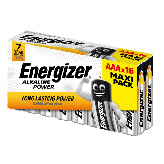 Energizer ALKALINE POWER Family Pack MIKROTUŽKOVÁ BATERIE 1,5V AAA 16ks