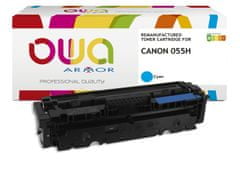 Armor OWA toner kompatibilní s Canon CRG-055H C, 5900st, modrá/cyan
