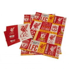 FotbalFans Dárkový Papír Liverpool FC, 2x 70x50cm, 2x dárkové karty