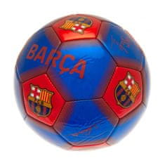 FotbalFans Fotbalový Míč FC Barcelona, Podpisy, Modrý, 32 panelů, Vel. 1