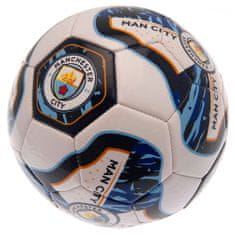 FotbalFans Fotbalový Míč Manchester City FC, Bílá a Modrá, 26 panelů, Vel. 5