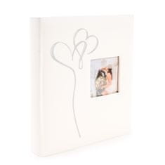 FANDY Fotoalbum na fotorůžky 29x32 cm 60 stran svatební Spirit 1 stříbrné