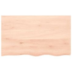 Greatstore Stolní deska 100 x 60 x 6 cm neošetřené masivní dubové dřevo