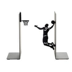 Balvi Knižní zarážky Basketbal 27565, kov, černé