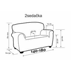 Forbyt Potah na sedačku oboustranný elastický Irpin béžový Velikost: křeslo 70 - 110 cm