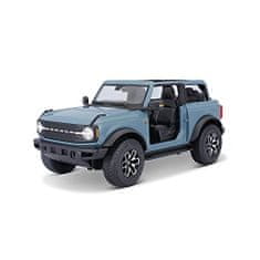 Burago Maisto - 2021 Ford Bronco Badlands (bez dveří), modrá, 1:18