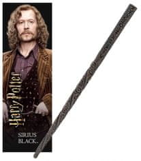 NOBLE PARTNERS Kouzelnická hůlka Siriuse Blacka s 3D záložkou