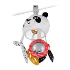 Canpol babies Hračka senzorická závěsná cestovní Panda s klipem BabiesBoo
