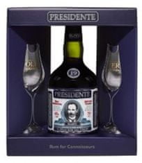 Rum Presidente 19 Aňos GB 0,7l - dárk.sada