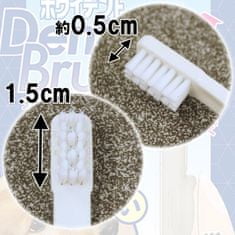 Japan Premium Japan Premium Pet Anatomický zubní kartáček s pohyblivým tělem. Dodává se s náhradním blokem. Pro malá a střední plemena psů