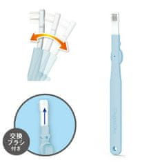 Japan Premium Japan Premium Pet Anatomický zubní kartáček s pohyblivým tělem. Dodává se s náhradním blokem. Pro miniaturní a malá plemena psů