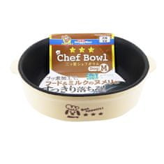 Japan Premium Řada misek na krmivo pro psy "„Od šéfkuchaře“ s teflonovou vrstvou. Velikost M. Béžová