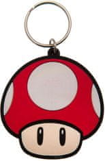 CurePink Dárkový set Super Mario: Yoshi hrnek-přívěsek-tácek (objem hrnku 315 ml)
