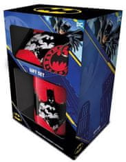 CurePink Dárkový set v krabičce DC Comics|Batman: (objem hrnku 315 ml)