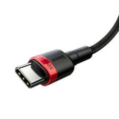 BASEUS Datový kabel Baseus Cafule USB-C to USB-C Baseus Cafule, 100W, 2m černý/červený