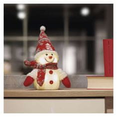Emos LED vánoční sněhulák svítící, 25 cm, 3x AAA, vnitřní, teplá bílá