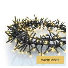Emos LED vánoční řetěz – ježek, 7,2 m, venkovní i vnitřní, teplá bílá, programy