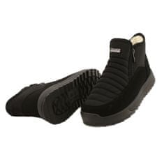 Progress Dámské kožešinové boty Black velikost 40