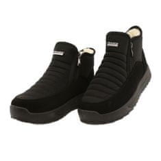 Progress Dámské kožešinové boty Black velikost 40